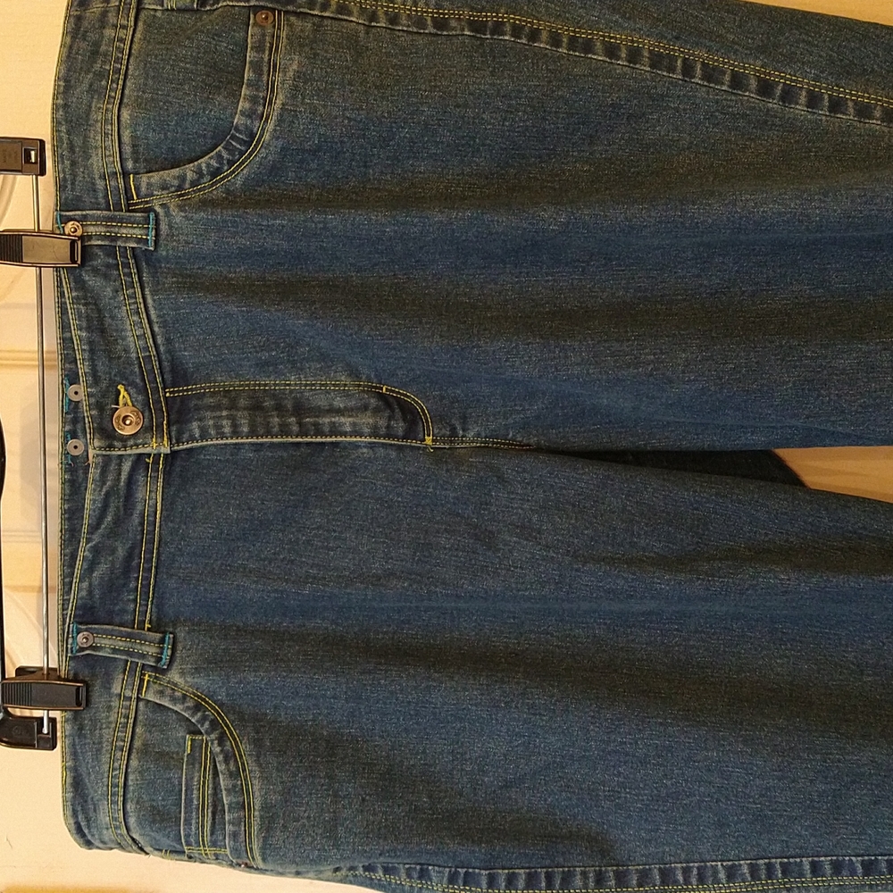 I.E. Relaxed Women's Plus Size (20) Blue Jeans
